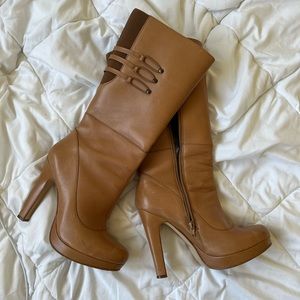 stiletto brown boots